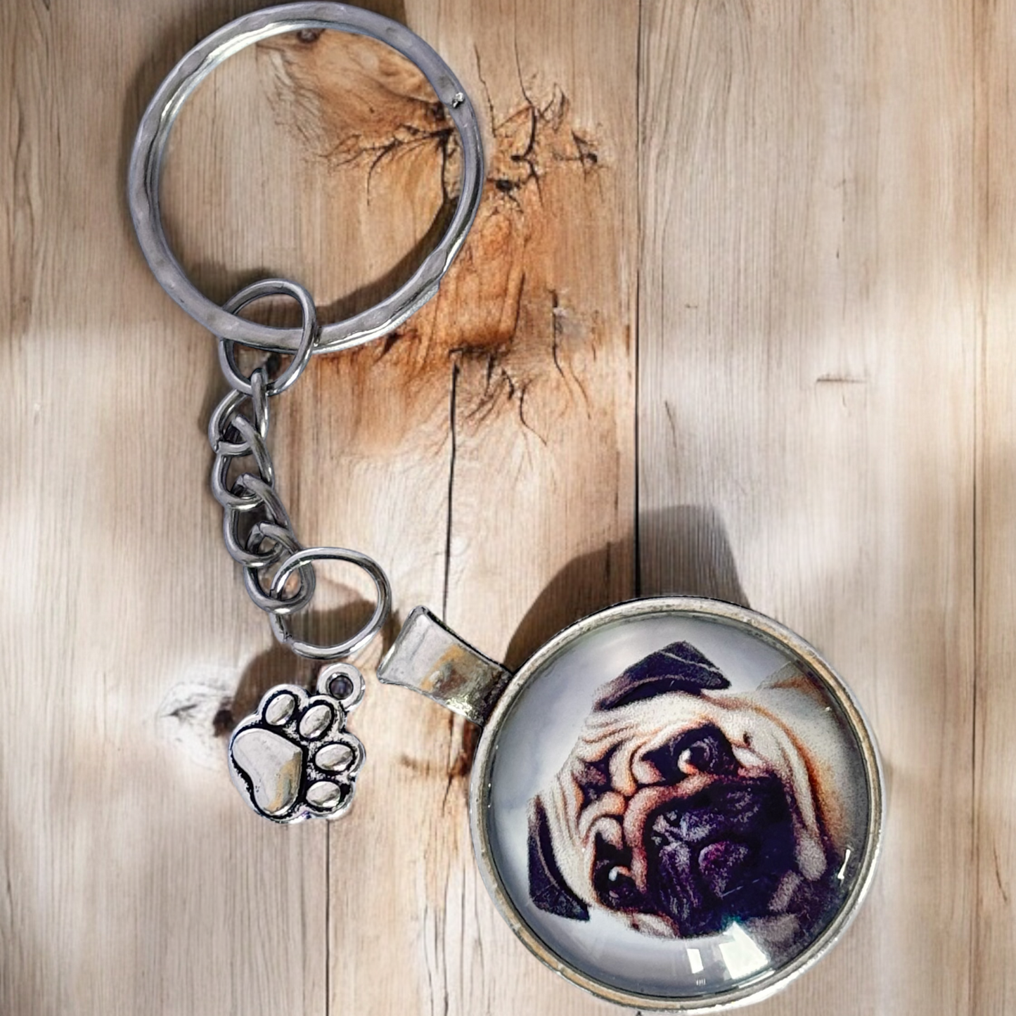 "Remember me" - Keyring  with your loved one's ashes and photo