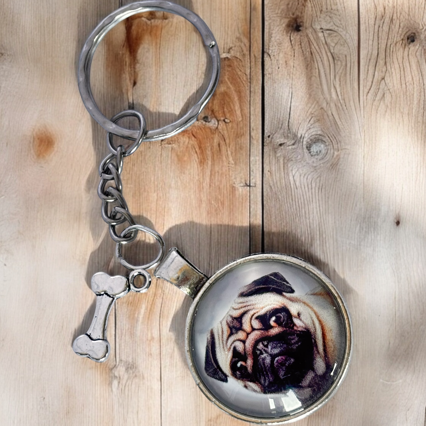 "Remember me" - Keyring  with your loved one's ashes and photo