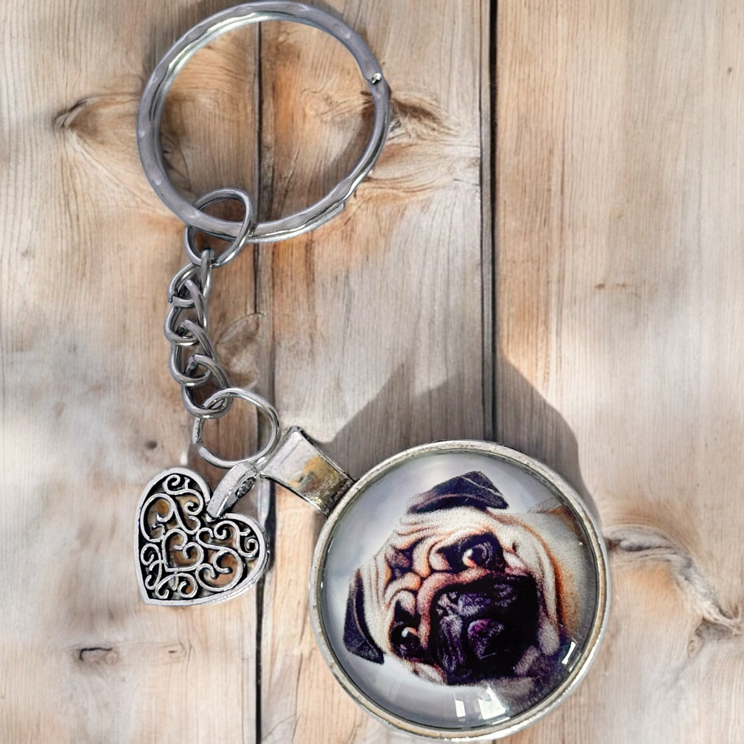 "Remember me" - Keyring  with your loved one's ashes and photo